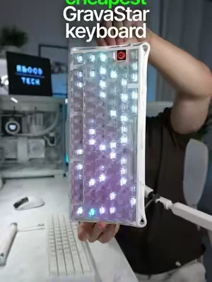 The best budget Gravastar keyboard you can buy? #gravastar #k1lite #crystal #keyboard #dealsforyoudays 