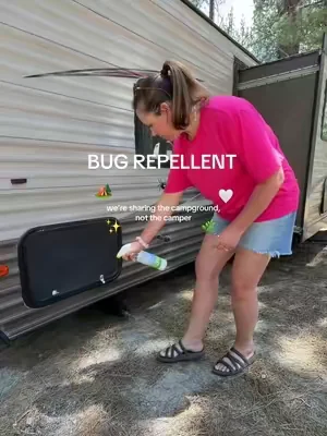I’ve been spraying this bug repellent around our camper, windows, and outdoor setup to help keep bugs where they belong. Plant-based, safe around kids and pets, and smells way better than traditional bug sprays. 🌿✨ #bugrepellent #campinglife #camperlife #peppermintoil #dealsforyoudays  