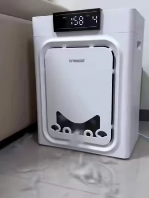 this literally traps pet hair from out of the air,we have three pets!   #PetAirPurifier   #PetHairEverywhere  #CatHealth #Dealsforyoudays #SummerWins     