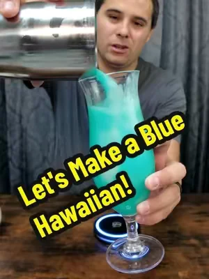 Let's Make a Blue Hawaiian Together! #bartender #cocktails #drinks #dealsforyoudays #SummerVibes 