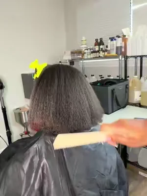 Silk press anyone #wavytalksteamstraightener 