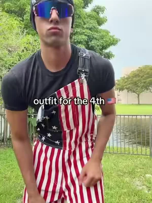 THE COOLEST OVERALLS EVER #4thofjuly #july4th #summeroutfits #overalls #dealsforyoudays 