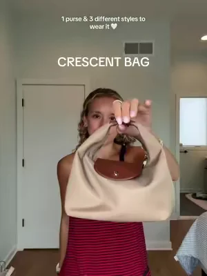 #tiktokshop #tiktokshopfinds #purse #3in1bag #crescentbag 