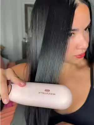 Steam straightner 💆🏻‍♀️ 10/10  @wavytalkofficial 