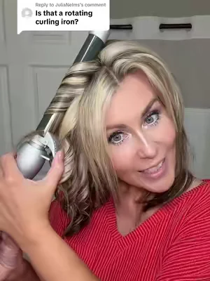 Replying to @JuliaNelms yes! It’s my beachwaver!!! @Beachwaver Babes #DealsForYouDays #tiktokshopcreatorpicks #curlingiron #automaticcurlingiron #rotatingcurlingiron 