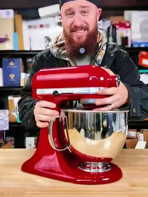 The KitchenAid 5qt artisan stand mixer for this price is insane