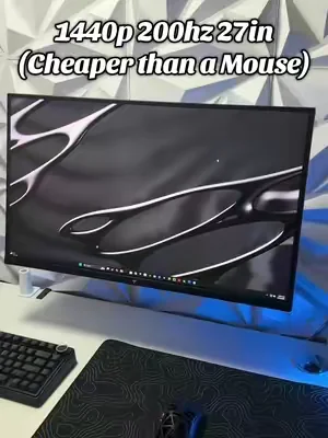KTC QHD Monitor 2560x1440p 200hz Fast IPS 1ms 👀✅ up to 210hz Overclock in menu #dealsforyoudays #monitor #pcgaming #gamingmonitor #consolegaming 