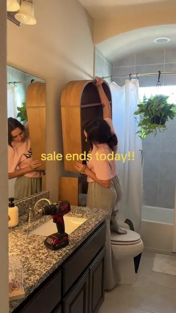 27% off sale ends today !! #storage #bathroom #home #decor 
