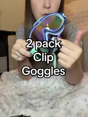 No more pulling our kids hair putting goggles over their head #goggles #clipongoggles #kidsgoggles 