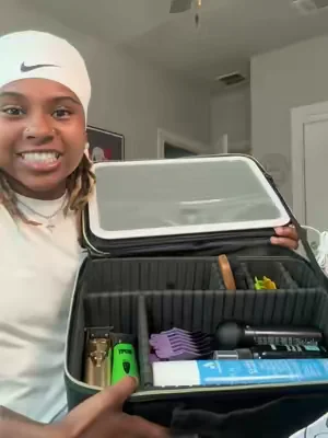 I didn’t realize how much I needed this until I got it 😭✨ This travel makeup bag has built-in LED lights, adjustable compartments that fit everything perfectly, and makes getting ready anywhere so much easier. If you’re tired of digging through your makeup bag, this TikTok Shop find is 100% worth it 🛒💄✈️ #travel #makeup #barber #storage #cosmetics 
