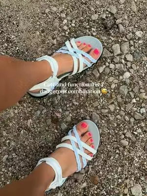 I refuse to wear ugly shoes just bc they’re practical 😌🥾☀️ These have been my go to for walks, exploring & all the summer adventures #HikingSandals #OutdoorStyle #SummerShoes #AdventureReady #DealsForYouDays 