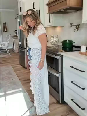Replying to @Jennifer the perfect night out fit #OOTD#countryconcertfit#lacetop