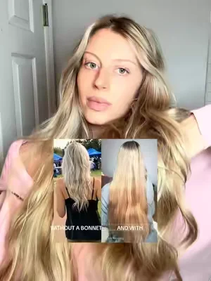 #hairhealthjourney #silkbonnet #shinyhairtips #healthyhairroutine 