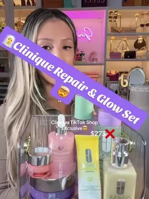 🧖‍♀️🤯$273 worth of Clinique products is insane! A TikTok Exclusive! 💖#clinique #dealsforyoudays #tiktokshopsummerturnup #tiktokshopcreatorpicks #summervibes Posted on 06/23/2026 | Prices & promos were accurate at time of posting but may change. This is my personal testimony. Results may vary. @Clinique 