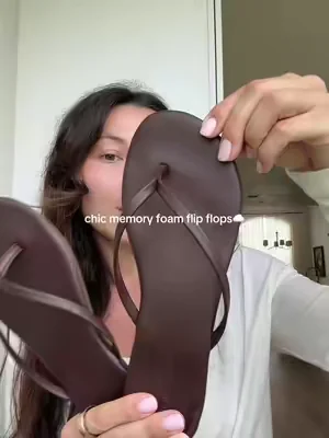 Chocolate brown that matches everything #projectcloud #flipflops #dealsforyoudays 