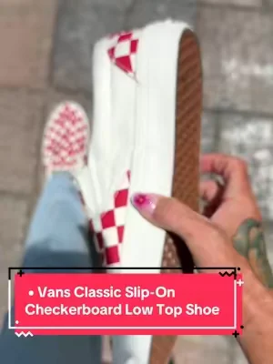 Vans Unisex Classic Slip-On Checkerboard Low Top Shoes ##vans##checkerboardvans##sliponshoes##dealsforyoudays##summerwins