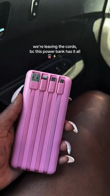 10 diff colors to choose from ! #powerbankcharger #powerbank #tech #iphonecharger #tiktokshopcreatorpicks 