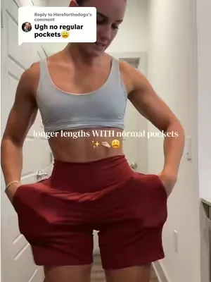 Replying to @Hereforthedogs don’t worry they have shorts for you too!!🙈 the 7” comes with normal deep pockets!! #halara #halaraeveryday #longlegs #thickthigh #dealsforyoudays 