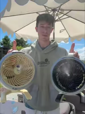 Best way to stay cool this summer #portablefan #coolingfan #mistingfan #sharkflexbreezehydrogo #dealsforyoudays 