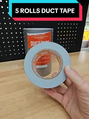 VEVOR 5 PACK DUCT TAPE, 2 IN X 30 YARDS PER ROLL, NO RESIDUE, WATERPROOF, TEMPERATURE RESISTANT, ALL WEATHER, INDOOR OR OUTDOOR USE. #ducttape #tape #tiktokshopcreatorpicks #summervibes #dealsforyoudays @VEVOR Store @CreatorCollab_Mabel @Haidee_Collab 