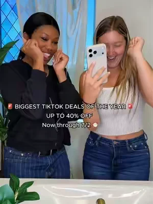 🛒 The biggest TikTok deals of the year are HERE 🎉 Up to 40% OFF from 6/17–7/2 ⏰ Don't wait until your favorites sell out 👀