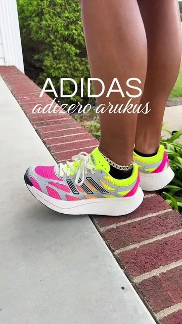 the colors, the comfort, the price! perfect for hot girls walks this summer! #adidas #adizero #walkingshoes #runningshoes 