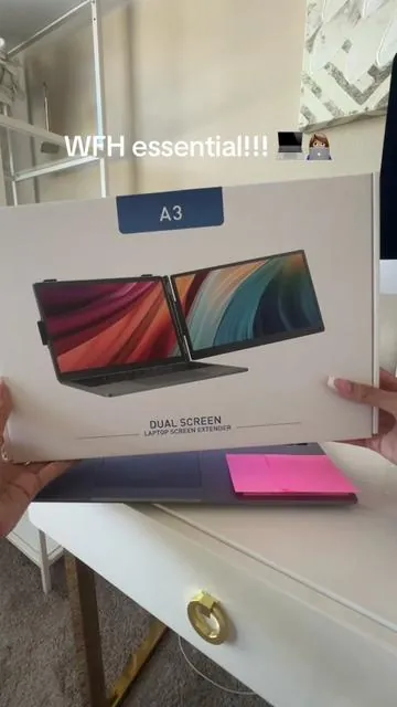 A game changer if you WFH 👩🏽‍💻💻 #wfh #wfhjobs #laptopextender #dualscreensetup #cevaton 