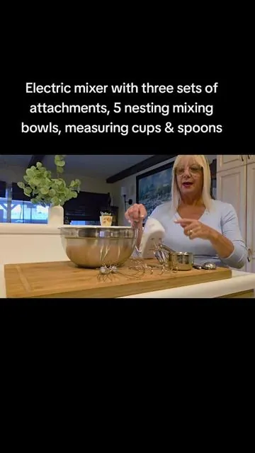 All on clearance...grab a set  before they sell out! #ElectricMixerBiwlsMeasuringCupsandSpoons #FirstApartmentEssentials #KitchenAppliancesKitchenGadgets #BakingSuppliesCookingSupplies #KitchenRedo