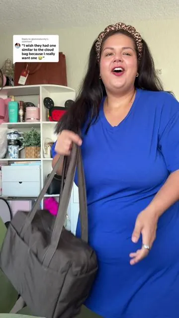 Replying to @glammabunny Hannah Bags Everyday Cloud Bag is lightweight, spacious and perfect for work, travel and everyday life. ☁️👜✨ #dealsforyoudays #summerwins #HannahBags #CloudBag #ToteBag 