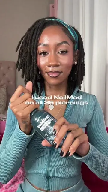 32 piercings later and NeilMed is still one of the first things I recommend 🤍 Clean, simple aftercare that keeps healing piercings happy. ✨ @NeilMed Piercing Aftercare  #piercingaftercare #neilmed #piercingtips #bodypiercing #piercingcare 
