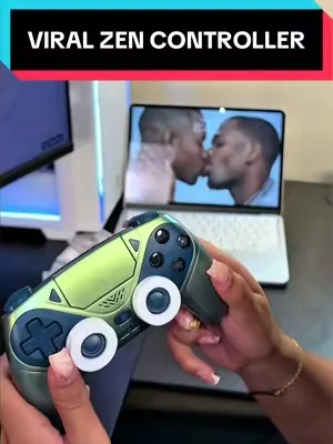 she had no idea the “zen” controller existed😂 #dealsforyoudays #dualsense #techtok #GamingOnTikTok #summerwins 