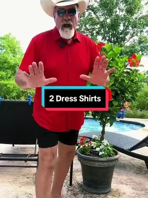 Men’s 2 pack of performance dress shirts. #men #shirt#dealforyoudays #summervibes #fashiontiktok 