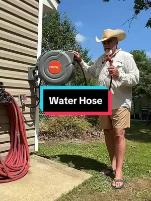 Neotec Retractable water hose Reel. #springglowup #Outdoors #waterhosereel #men #hose