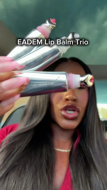 @EADEM just released one of the best trios ! Now you can get all three of your favorite shades 💄😜 #eadem #eademlechouchou #lipbalm #dealsforyoudays #tiktokshopcreatorpicks 