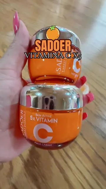 SADOER Crema hidratante con vitamina 'C' X5.  #cremahidratante #vitaminacfacial  #SummerVibes #dealsforyoudays #SummerVibes 