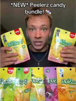 AMOS Snacks Peelerz candy w/ 5 amazing flavors! 😋 #amos #amossweets #amoscandy #peelablegummy #dealsforyoudays 
