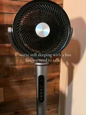 I finally understand why this fan keeps selling out. 😳🔥 It’s cute, quiet, powerful, and worth every penny. #dealsforyoudays ##summervibes##summerwins##fan##bedroomfan