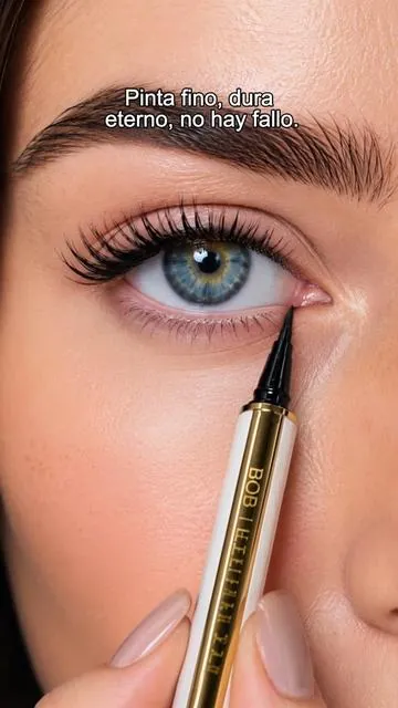 Ojos que matan, y este liner no corre.#maquillaje #beauty #makeup #eyeliner #waterproof 