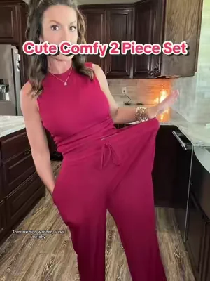 Give me comfy, but make it cute! 🥰 #twopieceset #loungewearset #tiktokshopcreatorpicks #SummerVibes #DealsForYouDays @btfbm_us 