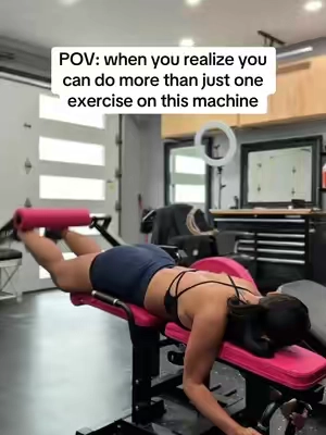 I thought this was just for leg extensions… turns out it’s one of the most versatile pieces of equipment in my garage gym. #homegymequipment #garageworkout #gluteworkout #DealsForYouDays #tiktokshopcreatorpicks    