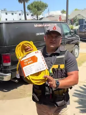 Cable de extensión 100ft #extensions #electrician #extensioncords #VEVOR #construction @VEVOR Store 