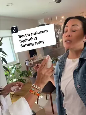 The translucent hydrating setting spray that is fresh you will want to spray this all the time on your face! #lauramerciersettingspray #hydratingsettingspray #tiktokshopcreatorpicks #dealsforyoudays #besthydratingsettgspray@Laura Mercier 
