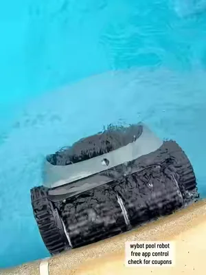 The Wybot pool robot really does everything we don’t want to do! #SummerVibes #dealsforyoudays #pool #poolcleaning #robotvaccuum 