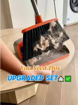 Don't go to the big supermarket to buy those expensive and difficult brooms. This broom is cheap and free shipping.#fyp #broomanddustpan #dealsforyoudays #broomset #SummerWins