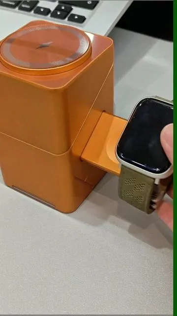 The Mojue Charging Station — the future of tidy desks starts here. #chargerstation #desksetup #wirelesscharging #iphonecharger #DealsForYouDays 