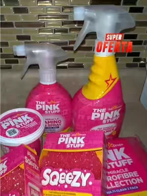 Ahora entiendo por qué The Pink Stuff se hizo viral. Este bundle trae la famosa pasta limpiadora, spray multiusos, spray para platos, esponjas y paños de microfibra. Perfecto para empezar a probar la marca.🧽👌✨ #tiktokshopcreatorpicks #dealsforyoudays #summervibes #thepinkstuff #CleanTok 