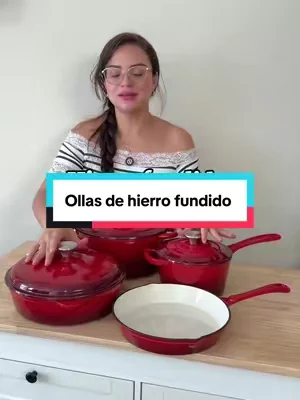 Ollas de hierro fundido #hierrofundido #ollas #olla #dealsforyoudays #tiktokshopdealsforyoudays