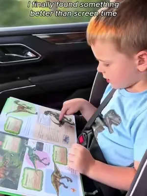My dinosaur-loving kid forgot all about his tablet.#summerwins #dealsforyoudays #DealsForYouDays #tiktokshopmemorialday #weeklydeals