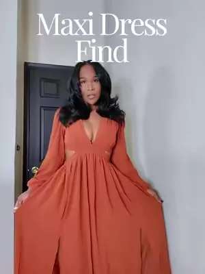 @Fashion Nova maxi dress 🧡 I'm 5’7 | 180lbs | Medium  #creatorsearchinsights #fashionnovadress #maxidress #vacationdress 