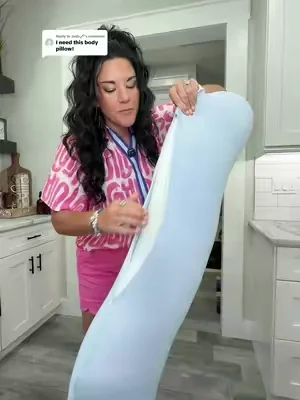 Replying to @Judy🗝️ mellow body align pillow is sooo good ☁️ #mellow #bodypillow #mellowsleep #sidesleeper 